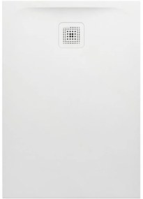 LAUFEN Pro obdĺžniková sprchová vanička z materiálu Marbond, odtok na kratšej strane, 1000 x 700 x 28 mm, biela matná, H2169570000001