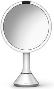 Kozmetické zrkadielko Simplehuman Dual Touch perleťovo biela SHST3054