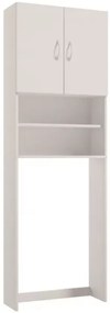 Erga Sara, skrinka nad práčku 64x25x189cm, biela, ERG-207-B-06001