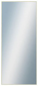DANTIK - Zrkadlo v rámu, rozmer s rámom 60x140 cm z lišty Hliník zlatá lesklá (7001001)