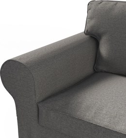 Poťah na sedačku Ektorp (nerozkladá sa, pre 3 osoby) farba produktu sivá látka zapletaná