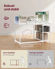 Rohový pracovný stôl LWD135WF01