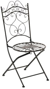 Kovová stolička skladacia Indra (SET 2 ks) - Bronzová