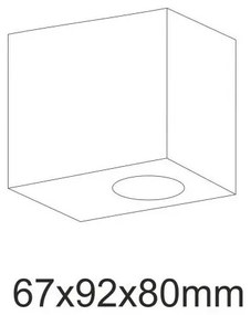 Vonkajšie nástenné bodové svietidlo BOSTON 1xGU10/35W/230V IP44