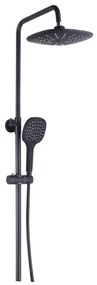 Sprchová súprava - DENIS s termostatickou batériou - čierna