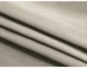 Béžová zamatová podnožka Kapua – Makamii