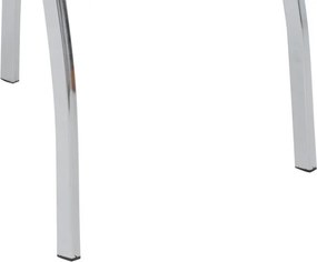 Jedálenská stolička Andrea, šedá ekokoža