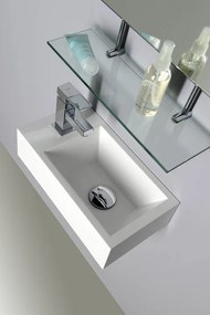 Sapho Sapho, MINOR betónové umývadlo na dosku, priemer 26cm, šedá, MR26017
