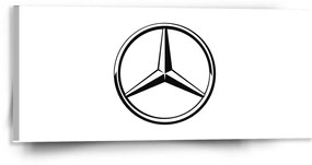 Sablio Obraz Logo 1 Biela - 110x50 cm