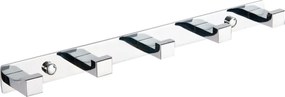 Mexen háčik na uterák s piatimi úchytmi, chróm - 709265-00