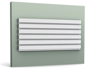 ORAC Decor, ORAC dekoračný prvok W111, 3d panel 200x25x2 cm, biela