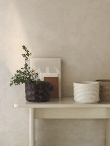 Ferm Living Obal na kvetináč Corduroy Off White