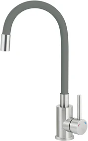 Deante Neo Luno, drezová batéria so silikónovým ramenom, titanium-oceľová, DEA-BOC_T720