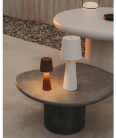 ARENYS SMALL exteriérová stolová bezkáblová lampa Tyrkysová