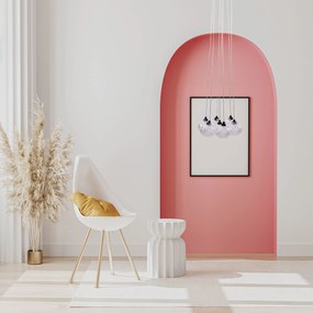 Toolight Toolight, závesné svietidlo 7xG9, MS020-7CP, čierna matná, OSW-09633