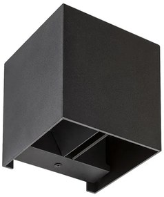 Rabalux 7396 - Vonkajšie nástenné svietidlo SOLIN 1xG9/42W/230V IP54 čierna