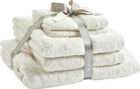 XXXLutz SADA FROTÉ UTERÁKOV, krémová, biela Musterring - Kúpeľňový textil - 003021021102
