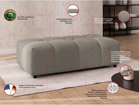 Taupe podnožka Albane – Ropez