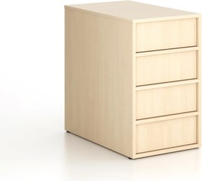 Kancelársky prístavný kontajner FRAME, 428 x 763 x 721 mm, breza