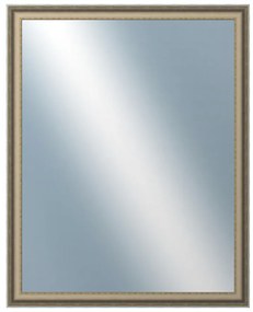 DANTIK - Zrkadlo v rámu, rozmer s rámom 80x100 cm z lišty DOPRODEJMETAL AG prehnutá veľká (3025)