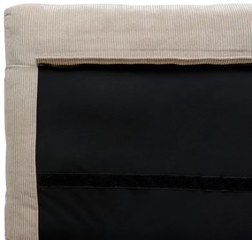 Manželská posteľ 140 cm Mellody (sivobéžová) (s roštom). Vlastná spoľahlivá doprava až k Vám domov. 1081351