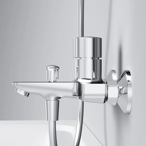 Vaňová a sprchová batéria AM.PM X-Joy FXT10500 TouchReel, jednopáková, chróm