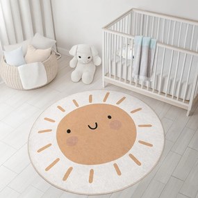 Prateľný detský koberec ø150 cm Sunny World – Mila Home