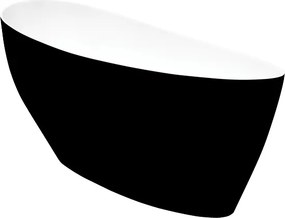 Besco Voľne stojaca vaňa z liateho mramoru Keya BW 165x70 BESCO-Typ výpuste: Click-Clack štandard, chróm, BESCO-Rozmery: 163,5x70,5, BESCO-Farba: Bie…