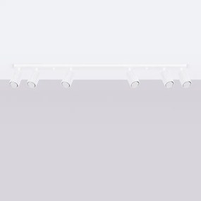 Sollux SL.1547 - Bodové svietidlo KARBON 6xGU10/10W/230V biela