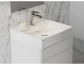 Ravak XJO01250000 - Závesné umývadlo NATURAL 50x45 cm liaty mramor/biela