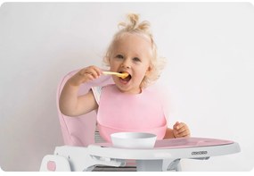Detská jedálenská stolička Ricokids Tulo ružová