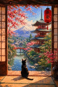 Japan - Metalický obraz 60x40cm