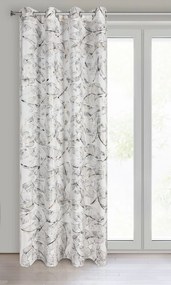 ZATEMŇOVACÍ ZÁVES NA KRÚŽKOCH ODETA 135X250 CM VZOROVANÁ
