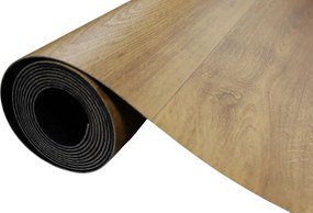 Beauflor, PVC podlaha - lino Blacktex Texas Oak 136L, na mieru, šíře 3m,4m, hnedá, filc, chodba / predsieň