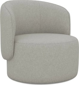 Svetlosivé kreslo Ipo – Makamii