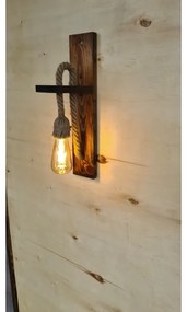 Nástenné svietidlo AHSAP 1xE27/40W/230V borovica orech