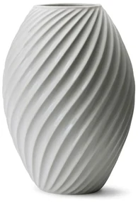 Biela porcelánová váza Morsø River, výška 26 cm