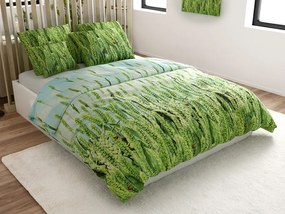 Obliečky z mikrovlákna POSANA zelené Rozmer obliečky: 2 ks 70 x 80 cm | 160 x 200 cm