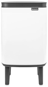 Biely oceľový odpadkový kôš 4 l Bo Hi – Brabantia
