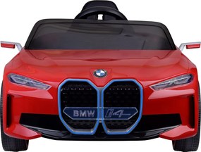 JOKOMISIADA Elektrické autíčko na batériu BMW i4 pre deti s diaľkovým ovládaním červené PA0310 CZ