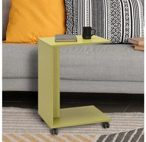 Adore Furniture Odkladací stolík 65x35 cm zelená AD0143