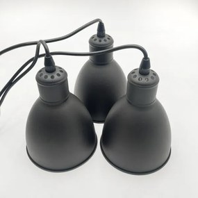 Brilagi - LED luster na lanku RIDDY 3xE27/60W/230V čierna