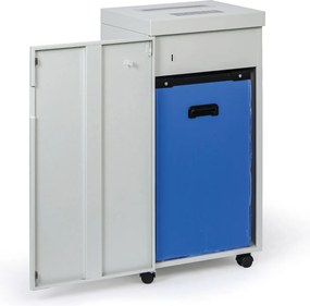 Priemyselná skartovačka s mikrorezom MDM215-60L, 15 listov, 60 l, kovové telo