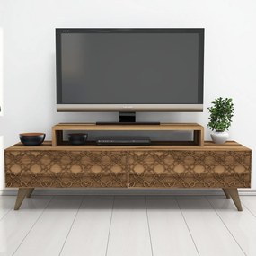 TV stolík City Walnut