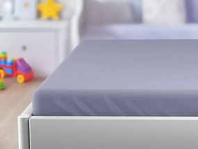 Jersey plachta do detskej postieľky svetlofialová 70 x 140 cm