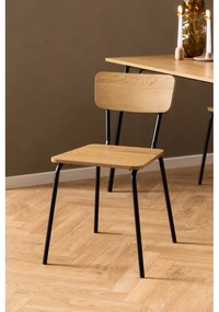 Jídelní židle Peru dub divoký/černá