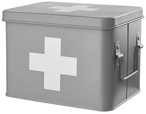MEDIC Box na lieky - sivá