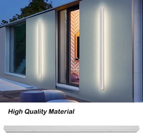 BRILAGI - LED vonkajšie nástenné svietidlo LINEAR LED/32W/230V 3000K IP65 140 cm biela CRI 90