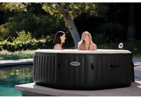 Marimex | Vírivý bazén Pure Spa - Jet & Bubble Deluxe HWS 4+ Solárna sprcha UNO 35 l hliníková s LED svetlom | 19900164