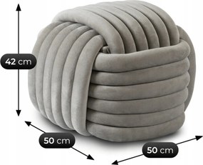 PROXIMA.store - Moderná taburetka Magma FARBA: sivá